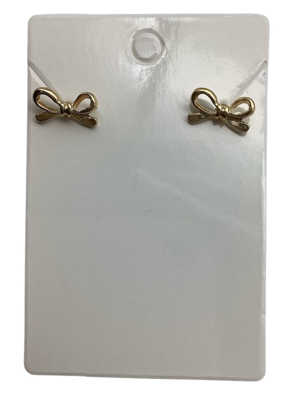 Open Bow Stud Earrings (NWT) - Picture 5 of 6